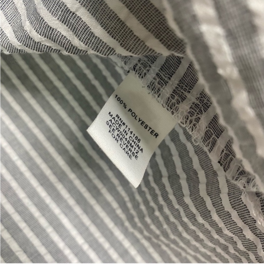 Adyson Parker gray white striped button up shirt - Picture 7 of 14